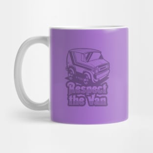 Respect The Van (Ghost) - Purple Mug